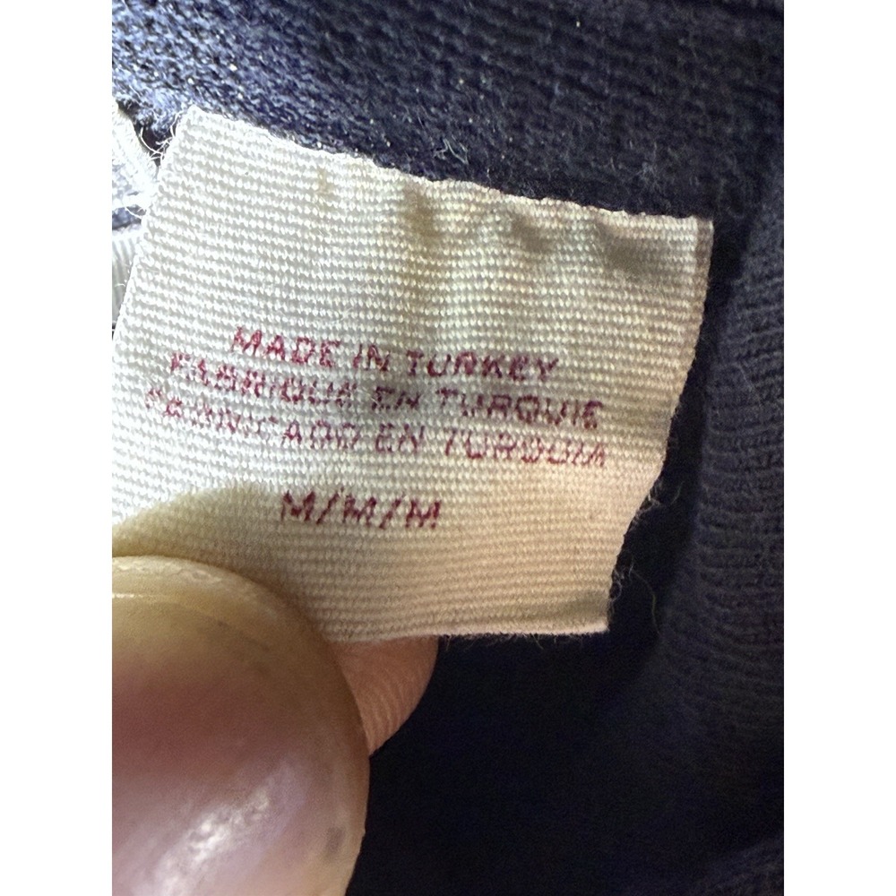 Levi Strauss & Co Navy Blue Hooded Sweatshirt Men's Navy Blue Pullover Medium - Picture 5 of 10